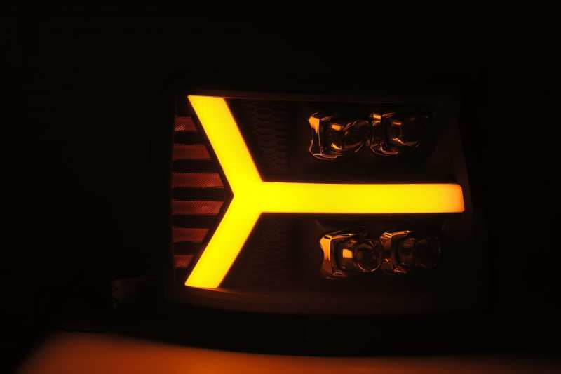 AlphaRex 880208 fits Chevy 07-13 1500HD(NewBody) NOVA LED Proj Headlight Plank