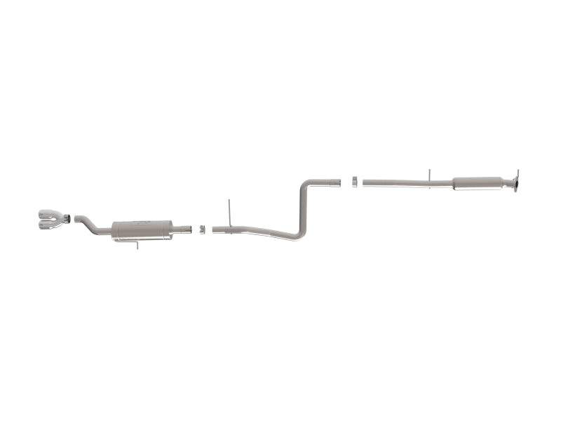 AFE 49-33134-P Series 2 1/2in 304 SS Cat-Back 14-19 fits Ford Fiesta L4-1.6L w