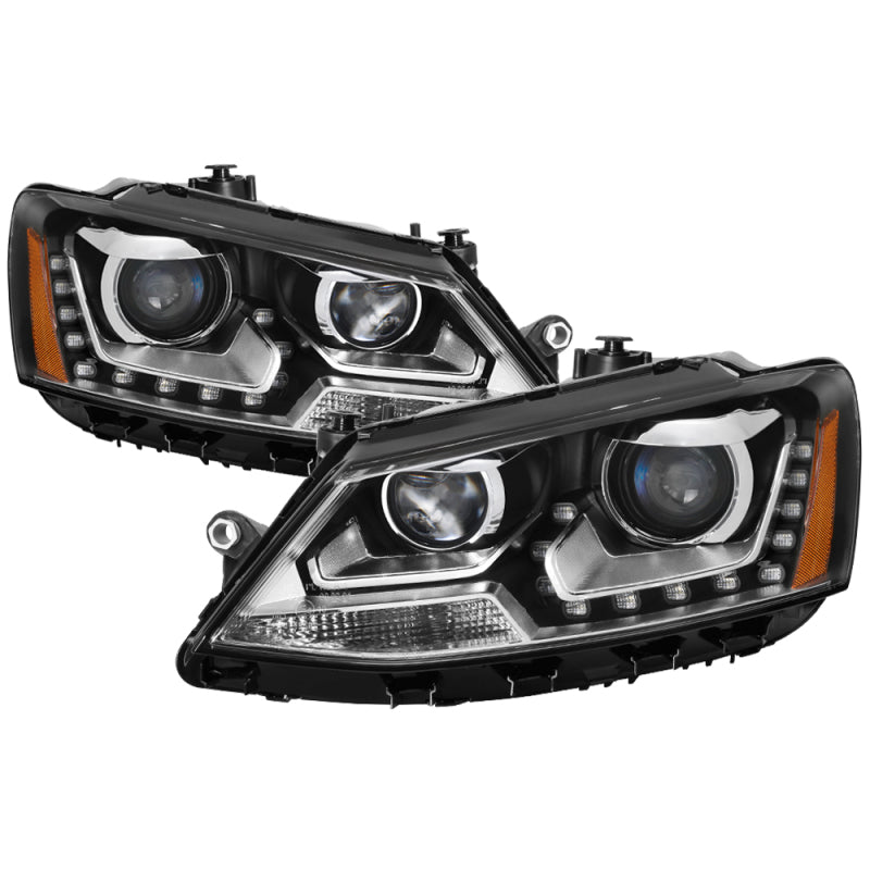 xTune 9036675 fits Volkswagen Jetta 11-14 Halogen Model Only DRL Projector Head