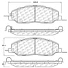 Stoptech 308.1463 Street Touring Brake Pads