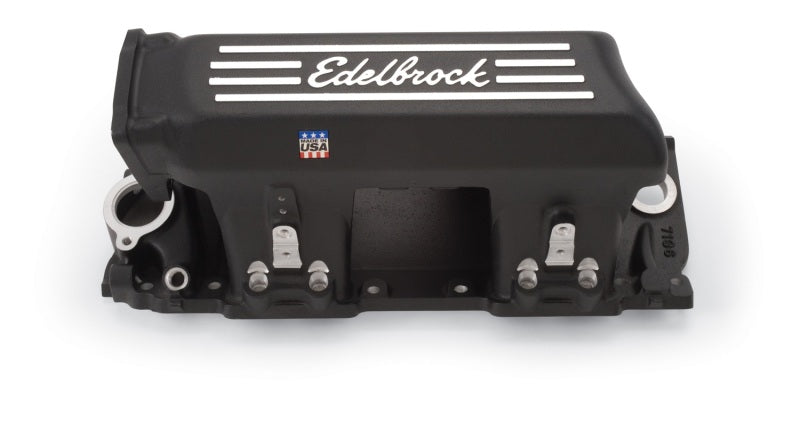 Edelbrock 71363 Manifold EFI Pro-Flo XT BB fits Chevy Rect Port Heads Black Powder Coated