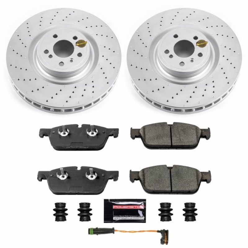Power Stop CRK6900 17-18 fits Mercedes-Benz GLS550 Front Z23 Coated Brake Kit