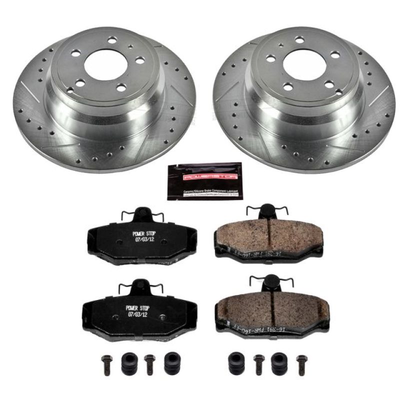 PowerStop K7499 1997 fits Volvo 850 Rear Z23 Evolution Sport Brake Kit