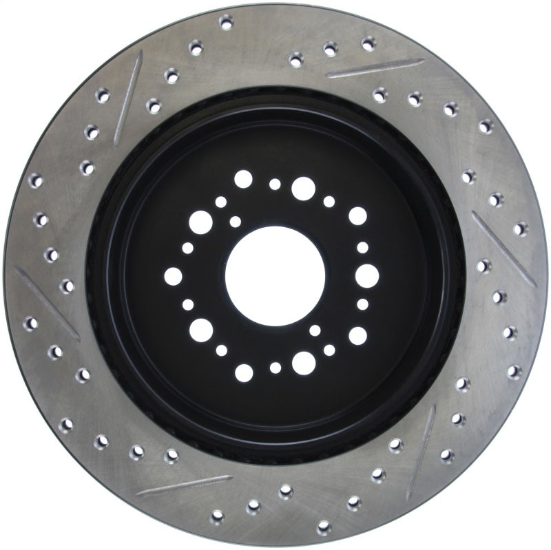 Stoptech 127.44084L Power Slot 93-97 Lexus GS Series/95-00 LS400/92-00 SC400 Rear Left Drilled & Slotted Rotor