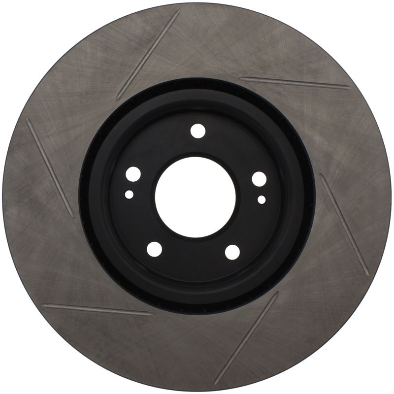 Stoptech 126.46064SL Power Slot 03-06 Evo 8 & 9 Slotted Left Front Rotor