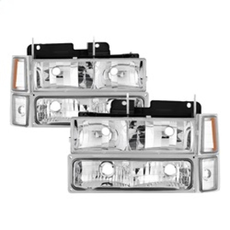 5069535 Xtune fits Chevy 94-98 Suburban Headlights w/ Corner & Parking Lights