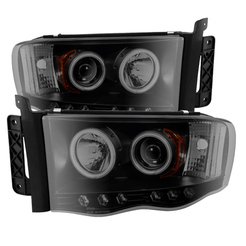 Spyder 5078797 fits Dodge 02-05 Ram 1500 03-05 Projector Headlights CCFL Halo L