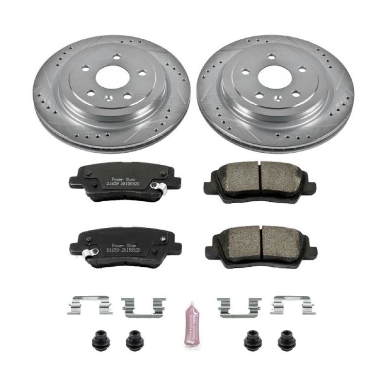 PowerStop K6991 fits Cadillac 14-18 CTS Rear Z23 Evolution Sport Brake Kit