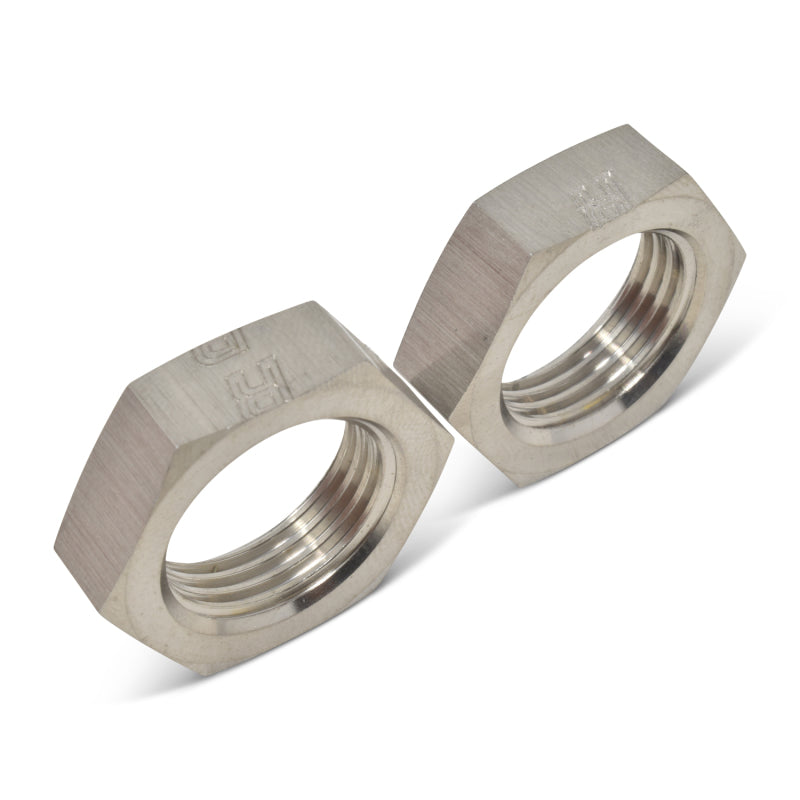 Russell 661881 Performance -4 AN Bulkhead Nuts 7/16in -20 Thread Size (Endura)