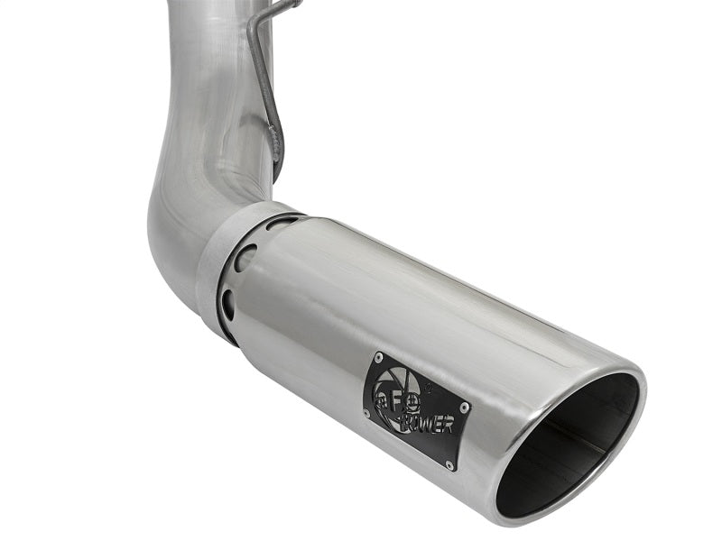 AFE 49-03090-P 5in DPF-Back Alum Steel Exhaust System w/Polished Tip 2017 fits