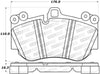 Stoptech 308.113 Street Brake Pads