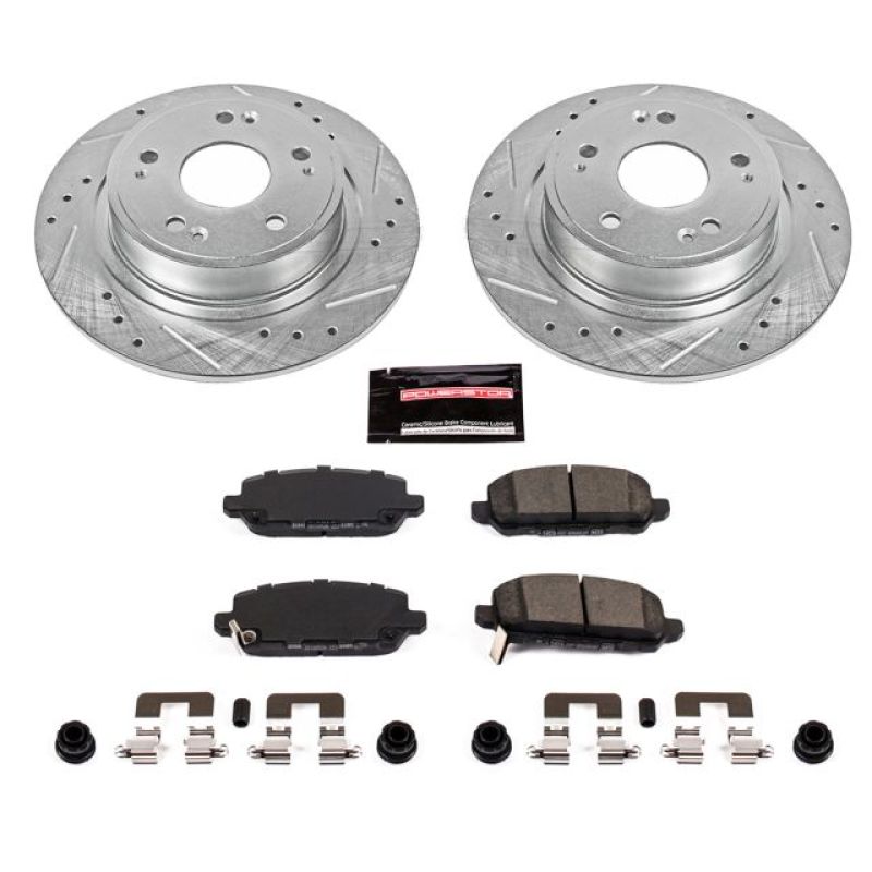 PowerStop K7340 fits Honda 16-18 HR-V Rear Z23 Evolution Sport Brake Kit