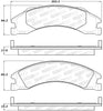 Stoptech 308.13291 Street Brake Pads - Front