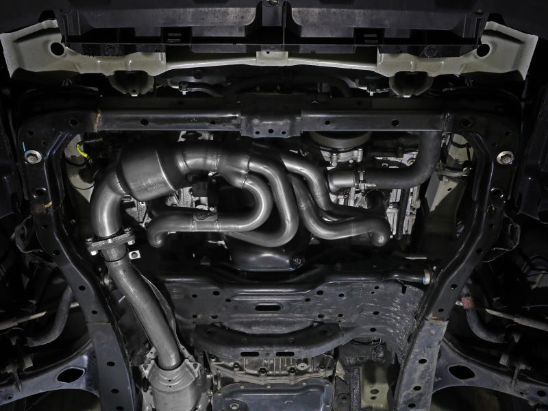 AFE 48-36804-HC d Steel 304 Stainless Steel Header w/ Cat 13-19 fits Subaru Out