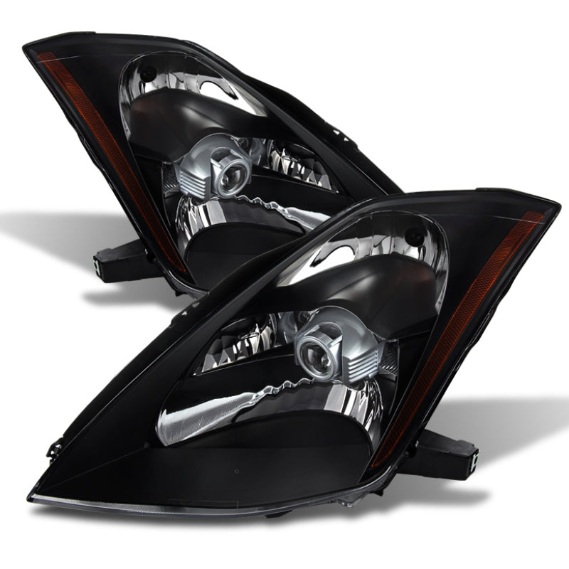 9023989 Xtune fits Nissan 03-05 350Z Crystal Headlights Xenon/Hid Model Only B