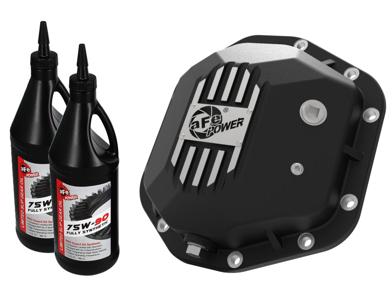AFE 46-71111B fits Jeep Wrangler TJ/JK Dana 44 Street Series Diff Cover w/ Mach