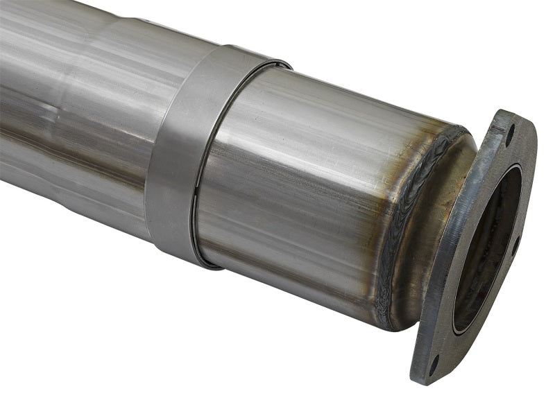 AFE 49-43090-P BORE HD 5in 409-SS DPF-Back Exhaust w/Polished Tip 2017 fits For