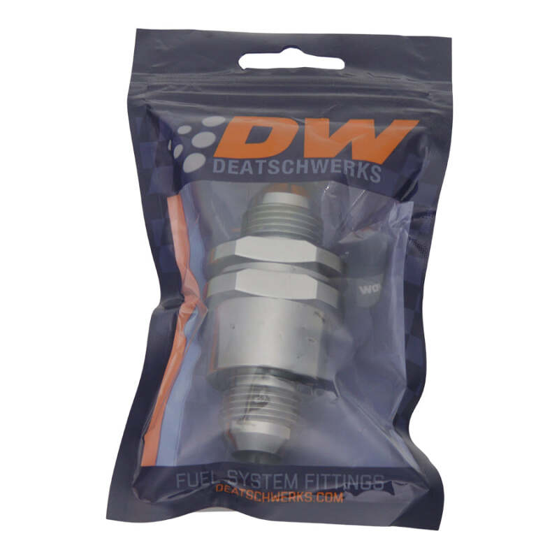 DeatschWerks 6-02-0725 10AN Male Flare + 10AN Male Flare One Way Check Valve