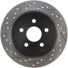 Stoptech 127.63054R 03-09 Chrysler PT Cruiser Tur / 03-05 Dodge Neon SRT-4 Rear Right Slotted & Drilled Rotor