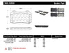 Stoptech 309.1053 Performance 10+ fits Camaro Rear Brake Pads