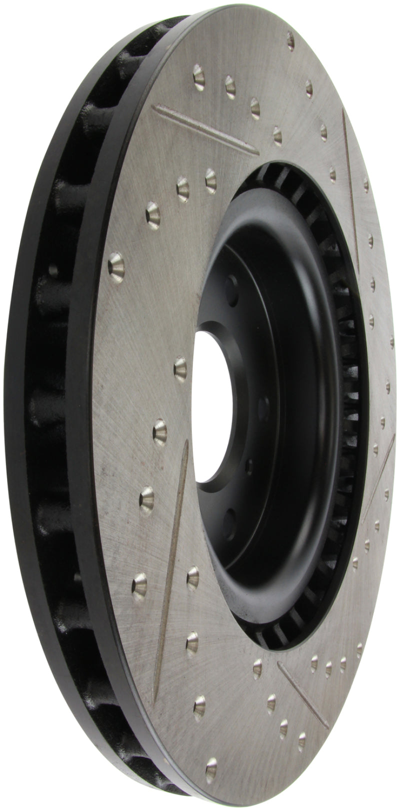 Stoptech 127.42076R Slotted & Drilled Sport Brake Rotor