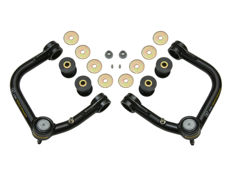 ICON 58451DJ 2007+ fits Toyota FJ / 2003+ fits Toyota 4Runner Tubular Upper Control Arm Delta Joint Kit