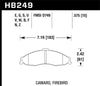 Hawk HB249D.575 fits 98-02 Camaro ER-1 Street Front Brake Pads