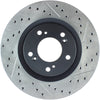 Stoptech 127.40048L 00-09 S2000 Slotted & Drilled Left Front Rotor