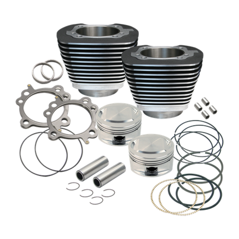 S&S 910-0204 Cycle 99-06 BT Replacement 3-7/8in Bore Cylinder & Piston Kit For S