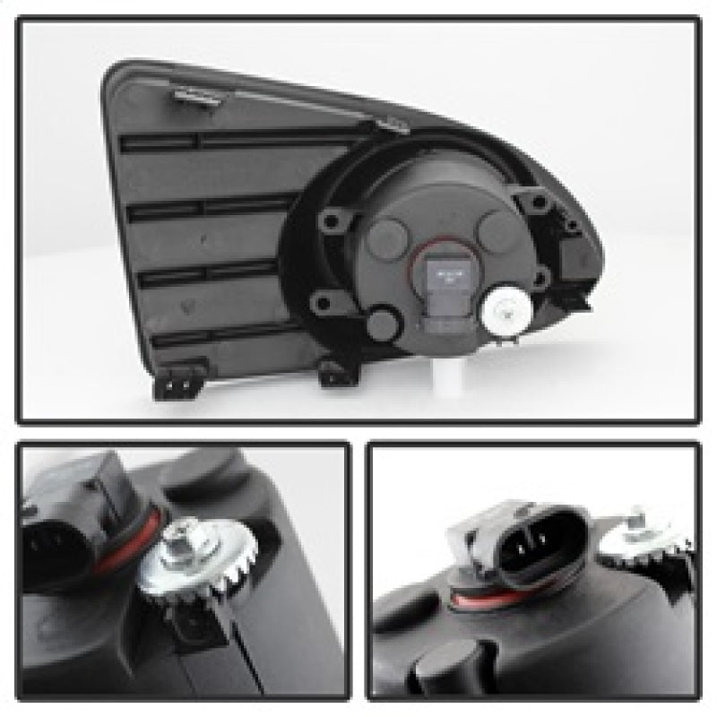 Spyder 5077868 fits Scion 12-20 IQ 2013 OEM Fog Light w/Switch- Clear FL-SIQ12-