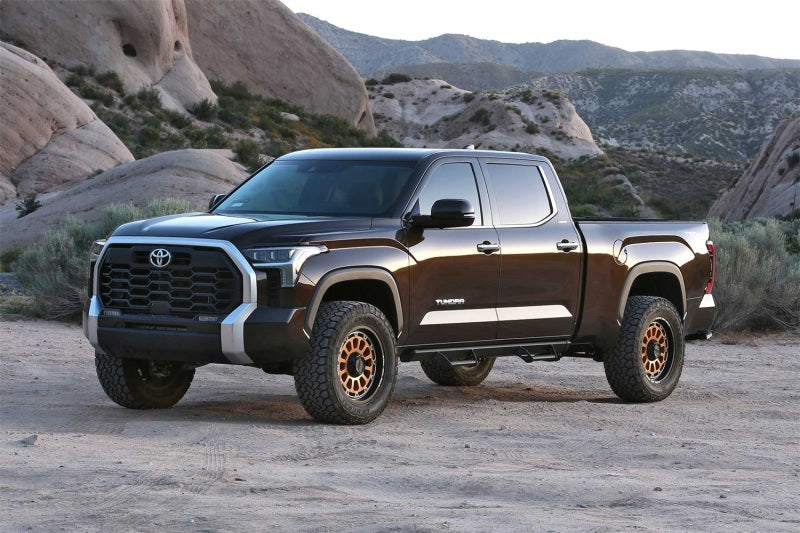 Fabtech K7088DL 2022 fits Toyota Tundra 4WD Factory Rear Coils 3in UCA Sys w/Fr Dirt Logic 2.5 Resi C/O Rr Coil