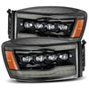 AlphaRex 880538 fits Ram 06-08 1500HD NOVA LED Proj Headlights Plnk Style Alpha
