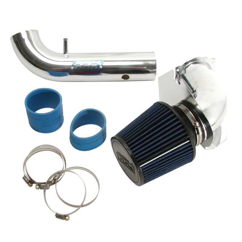 BBK 1717 Mustang 3.8 V6 Cold Air Intake Kit - Chrome Finish