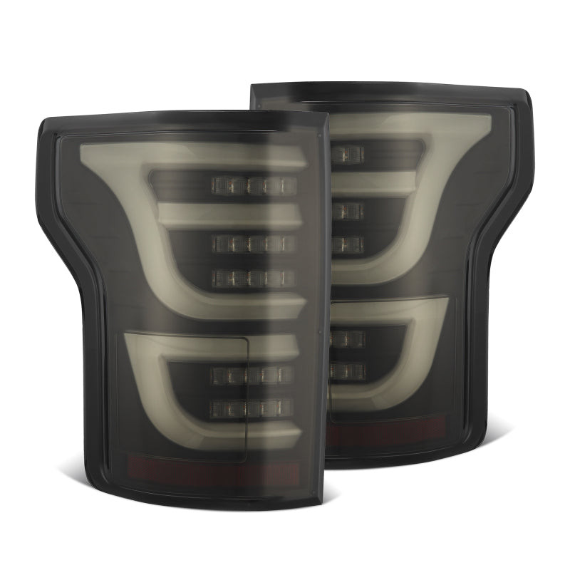 AlphaRex 652040 15-20 fits Ford F150 Luxx-Series LED Tail Lights Alpha-Black