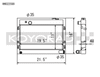 Koyo HH022598 68-73 Datsun 510 1.6L (MT) Radiator