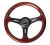 NRG ST-015-1BK ST-015-1BK Classic Wood Grain Steering Wheel Wood Grain w/Matte