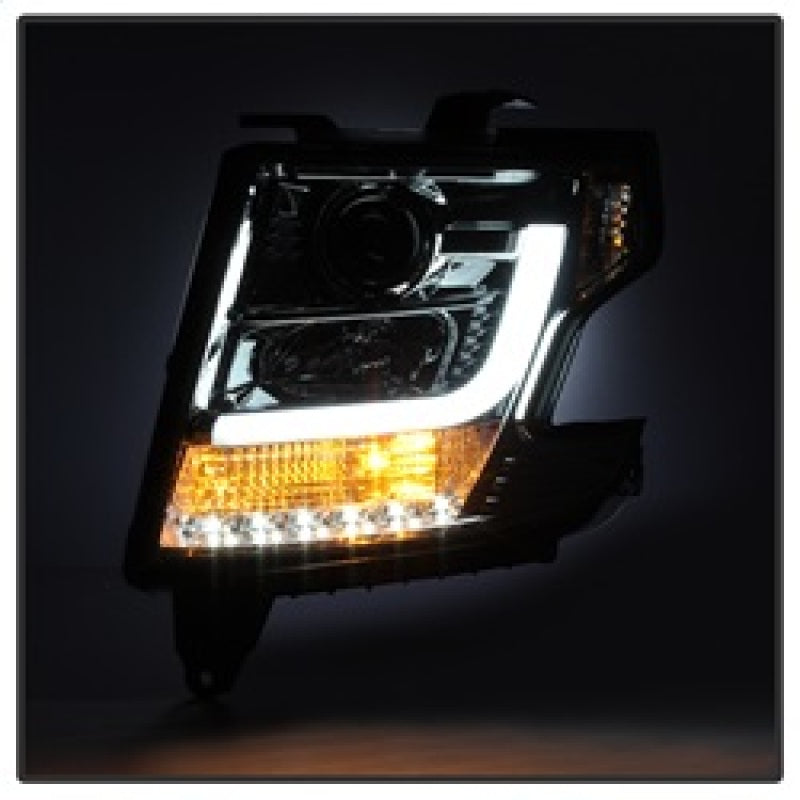 Spyder 5082558 fits Chevy Tahoe / Suburban 2015 -2016 Projector Headlights - DR
