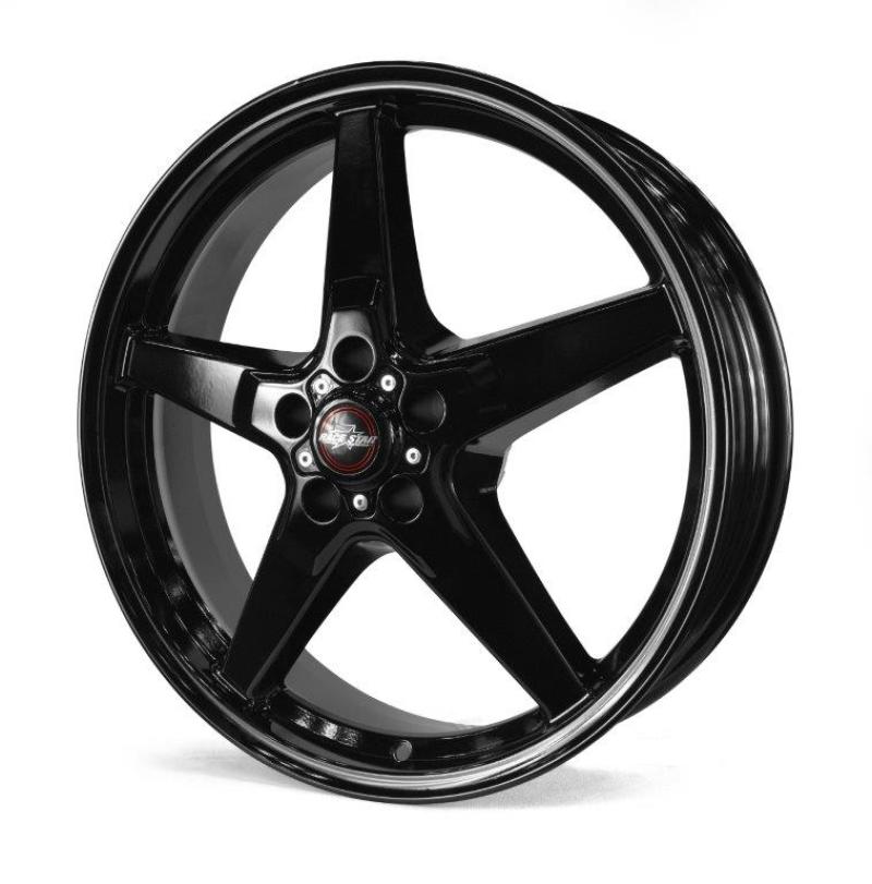 Race Star 92-060446B 92 Drag Star Bracket Racer 20x6 5x115BC 3.20BS Gloss Black Wheel