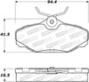 Stoptech 308.061 Street Brake Pads - Rear