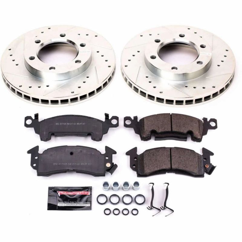 PowerStop K4537 fits Chevrolet 71-74 Blazer Front Z23 Evolution Sport Brake Kit