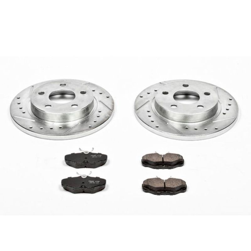 PowerStop K1298 fits Ford 93-05 Taurus Rear Z23 Evolution Sport Brake Kit