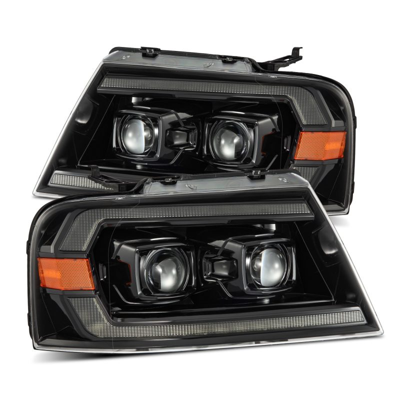 AlphaRex 880136 fits Ford 04-08 F150 PRO-Series Projector Headlights Chrome w/