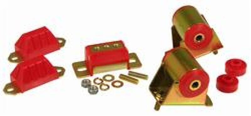 Prothane 732 87-96 fits Jeep YJ Drivetrain Kit - Red
