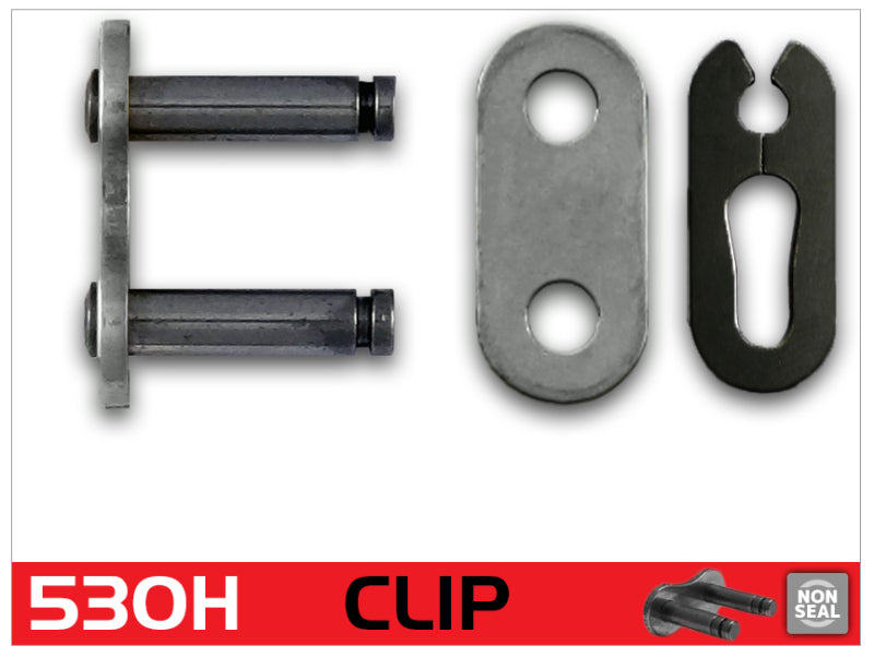 RK Chain 530H-CL 530H Clip Link - Natural