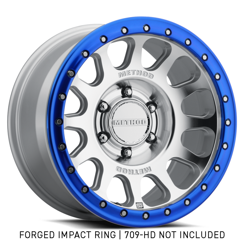 Method Wheels GR-10020-BL Method Beadlock Ring - 20in Forged - Style 1 - Blue