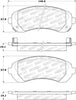 Stoptech 308.0844 Street Brake Pads