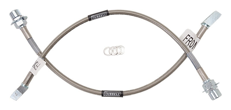 Russell 693170 Performance 96-01 fits Ford Mustang Cobra (Fronts Only) Brake Line Kit