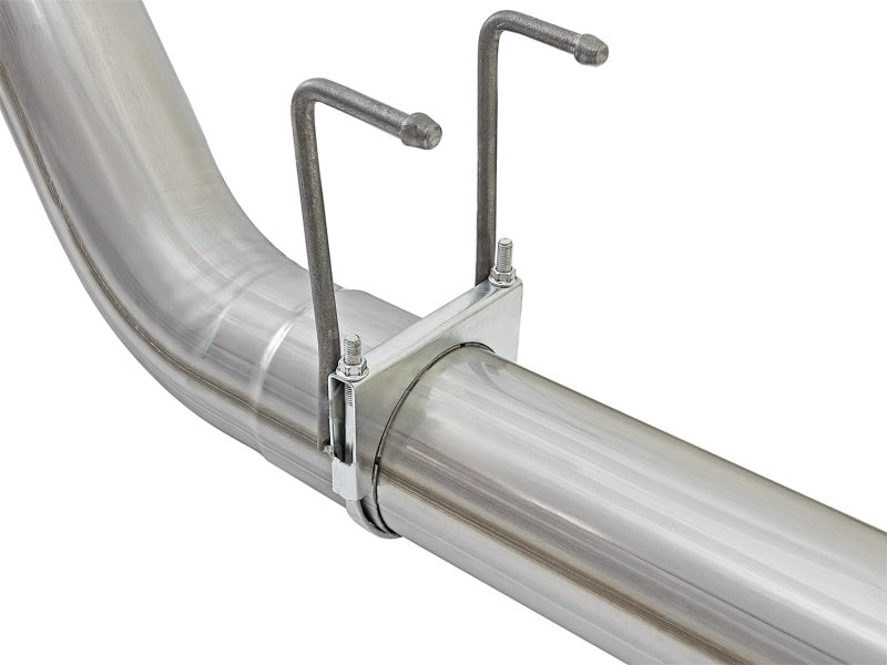 AFE 49-03090-P 5in DPF-Back Alum Steel Exhaust System w/Polished Tip 2017 fits