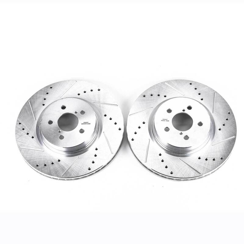 PowerStop fits Subaru 14-18 Forester Front Evolution Drilled & Slotted Rotors -