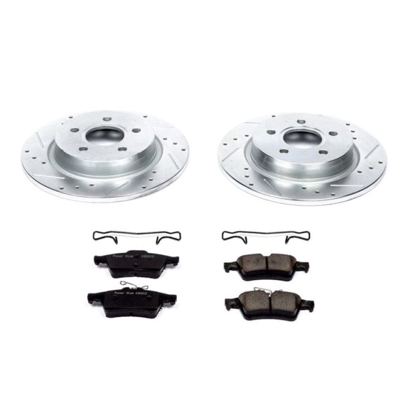 PowerStop K4613 fits Volvo 08-13 C30 Rear Z23 Evolution Sport Brake Kit